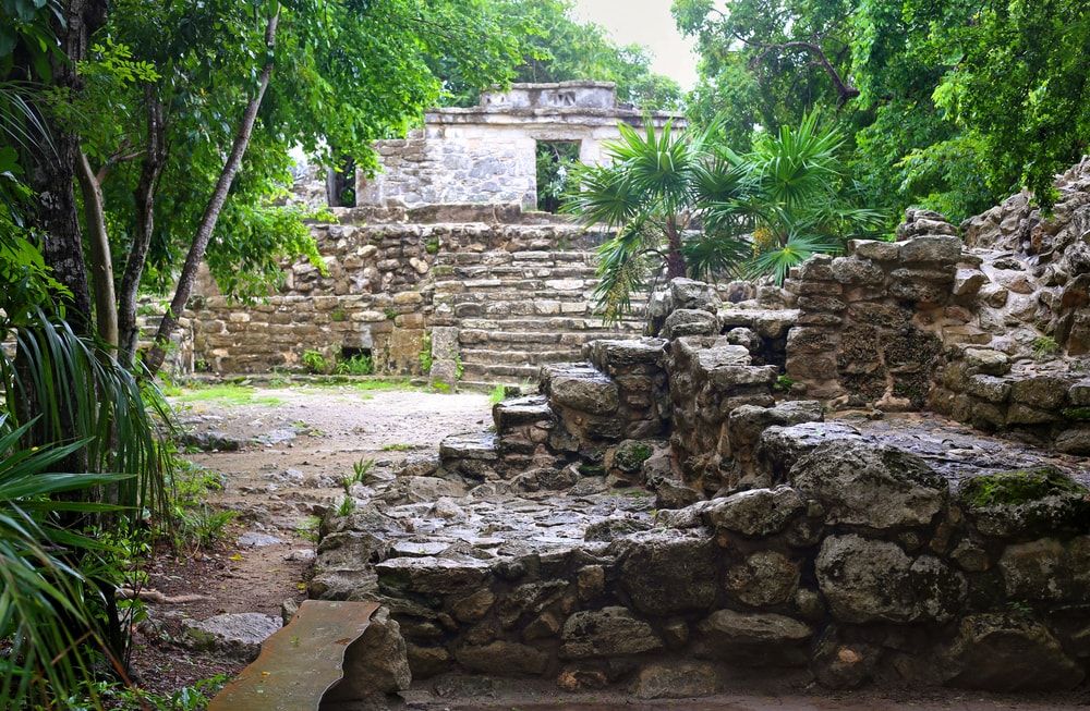 Les ruines Maya à Cozumel