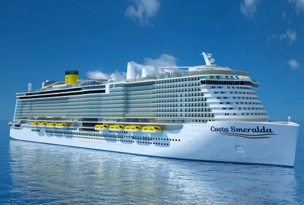 Le nouveau navire Costa Smeralda éco-responsable fera ses début à l'horizon fin 2019