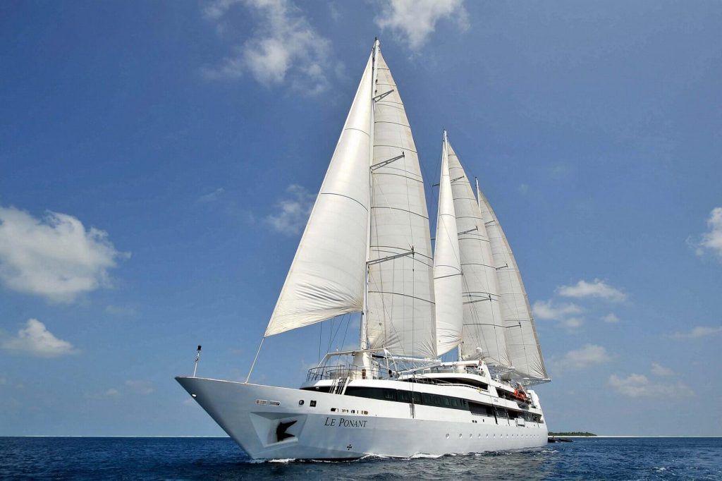 Le Ponant, célèbre voilier trois mats, fait partie des navires écologiques Ponant
