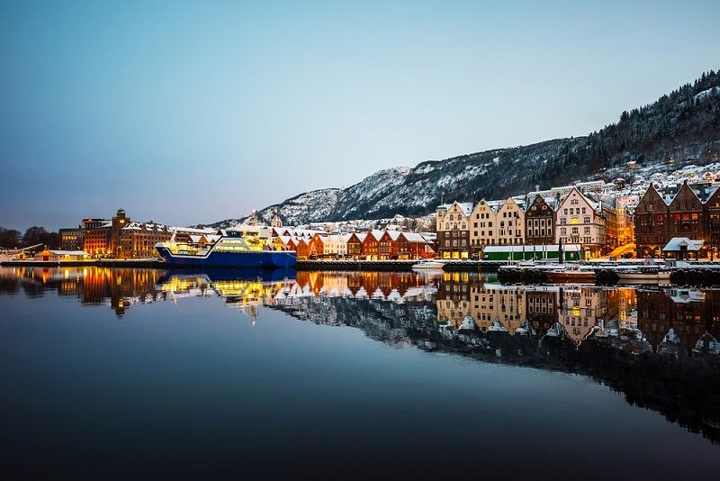 noël dans les fjords de Bergen