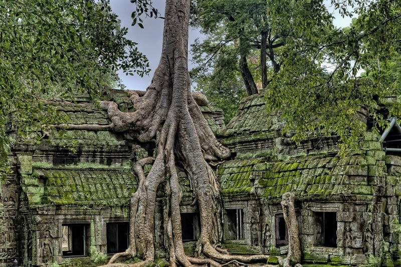 Admirez les fabuleux temples d'Angkor lors de votre descente du Mékong en bateau !