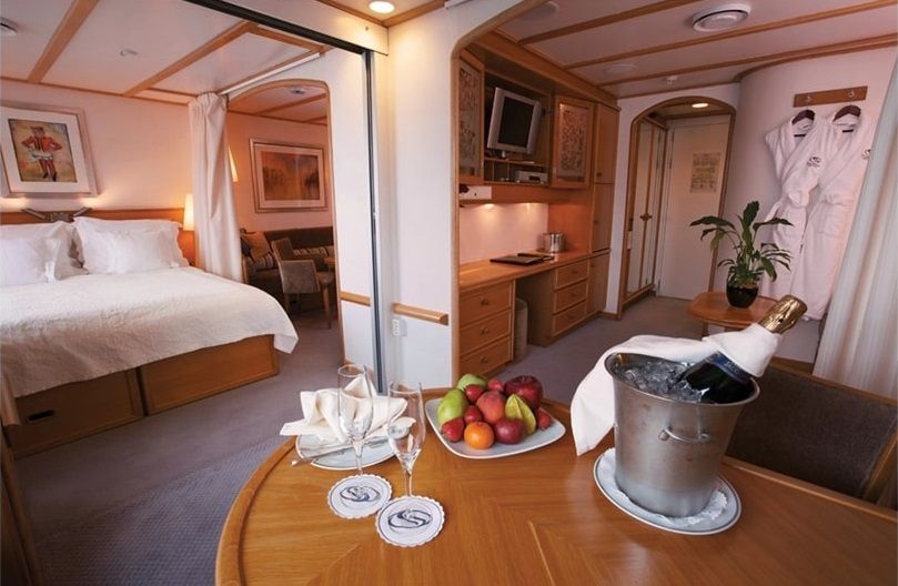 À découvrir pendant votre croisière de luxe aux Caraïbes, les cabines luxueuses de la compagnie Seadream