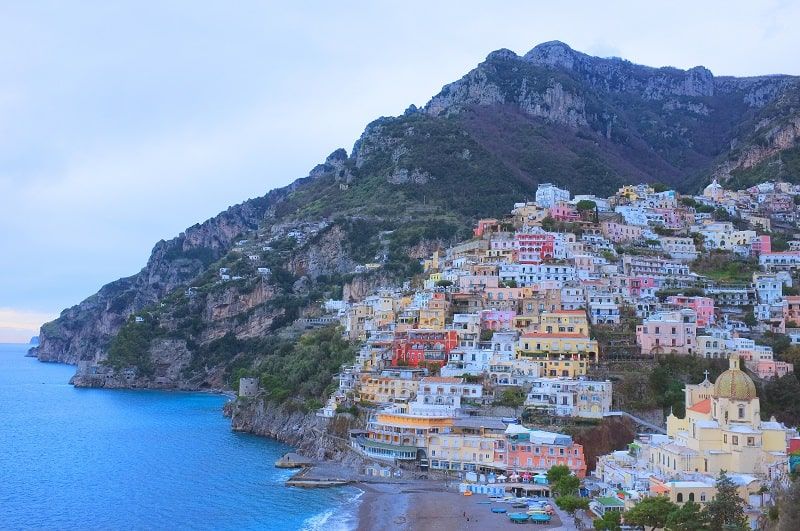 Admirez les couleurs de Positano pendant votre croisière Monaco