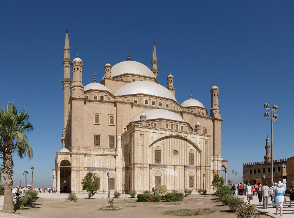 La mosquée blanche du Caire