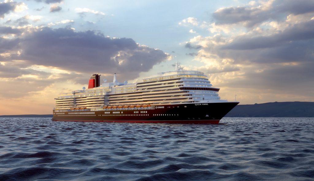 Photo du navire de croisière le Queen Anne de chez Cunard
