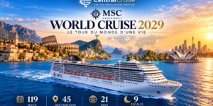 MSC Magnifica en croisière autour du monde avec des paysages emblématiques